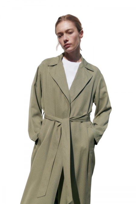 ترانشكوت من ZARA - اخضر