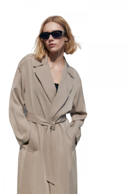 ترانشكوت من ZARA - بيج